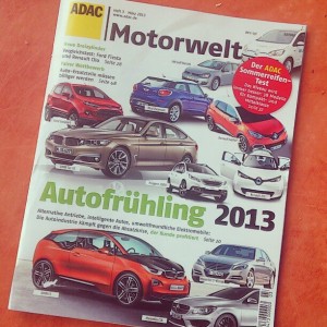 Cover der "ADAC Motorwelt" 3/2013