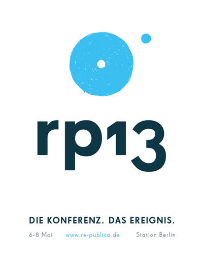 Logo der "re:publica 13"