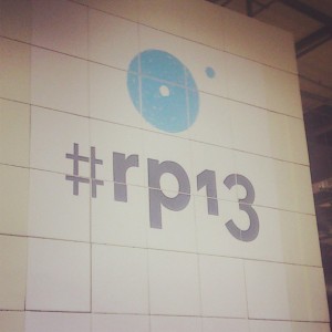 #rp13-Logo auf der Wand